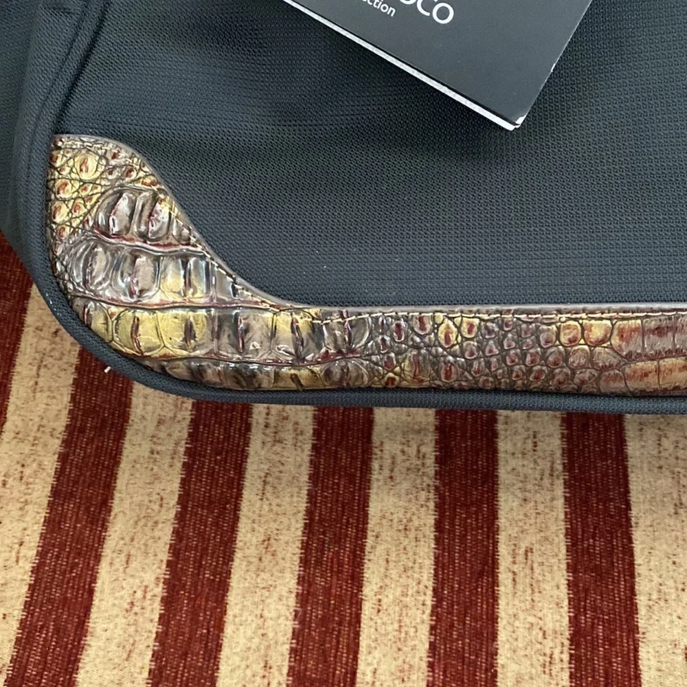 NWT Reba Croco Collection laptop bag/purse